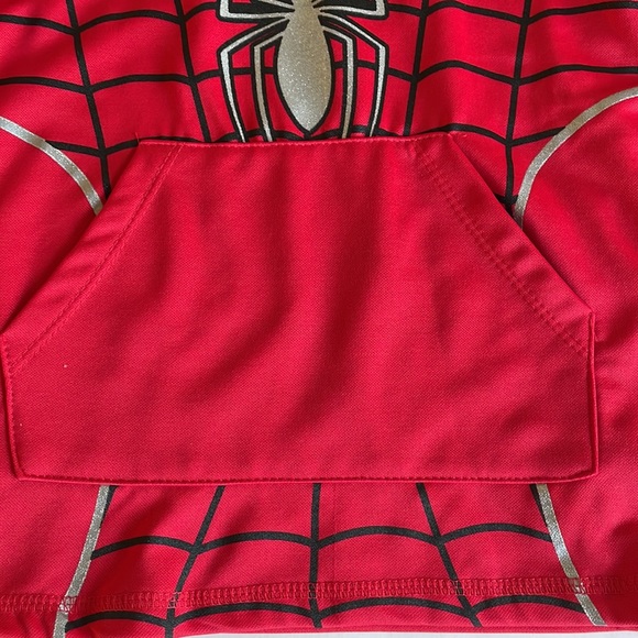 Marvel Spiderman Boys Pullover Hoodie with Pockets Size/Age 6 - Picture 4 of 7